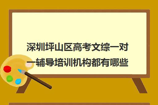 深圳坪山区高考文综一对一辅导培训机构都有哪些(高考培训机构排名最新)