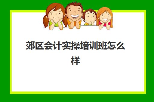 郊区会计实操培训班怎么样(考会计证线上学还是线下学好)