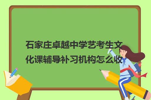 石家庄卓越中学艺考生文化课辅导补习机构怎么收费