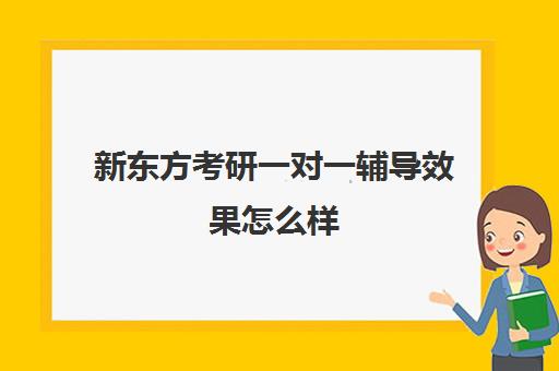 新东方考研一对一辅导效果怎么样(新东方考研班一般多少钱)