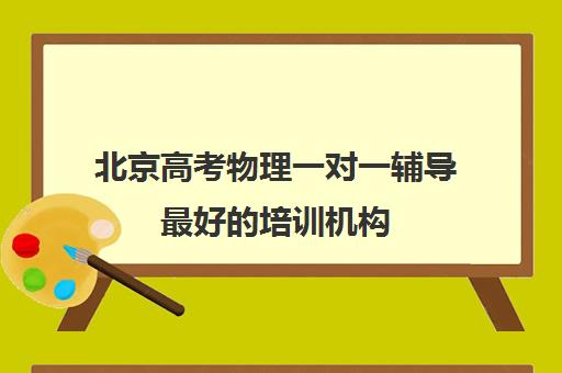 北京高考物理一对一辅导最好的培训机构(一对一辅导机构哪个好)