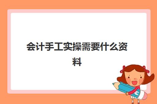 会计手工实操需要什么资料(会计实训手册怎么写)