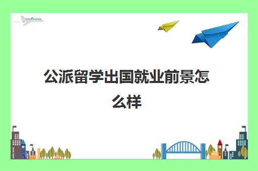 公派留学出国就业前景怎么样(公派留学费用标准)