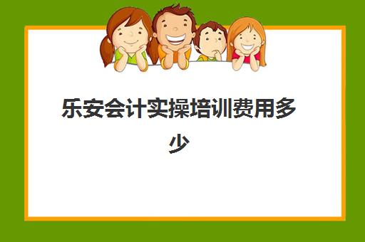 乐安会计实操培训费用多少(报会计培训班费用一般要多少)