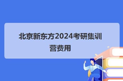 北京新东方2024考研集训营费用(考研新东方还是文都好)