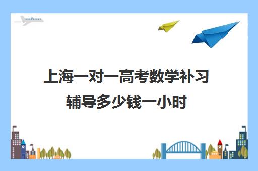 上海一对一高考数学补习辅导多少钱一小时