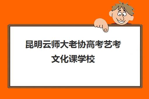 昆明云师大老协高考艺考文化课学校（云南艺考240分能上什么大学）