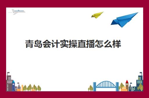 青岛会计实操直播怎么样(会计基础)