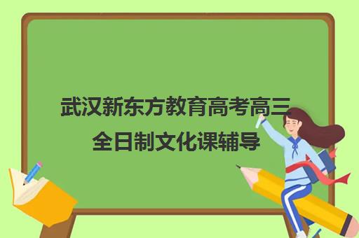 武汉新东方教育高考高三全日制文化课辅导（新东方艺考文化课全日制辅导）