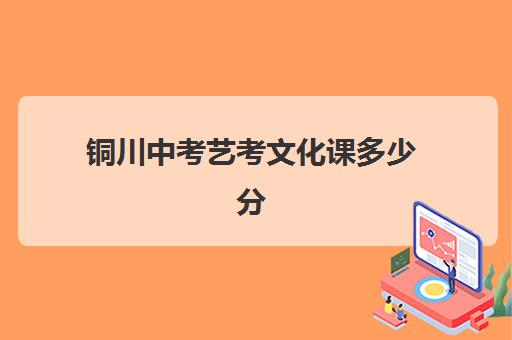 铜川中考艺考文化课多少分(高中艺考文化课得多少分)