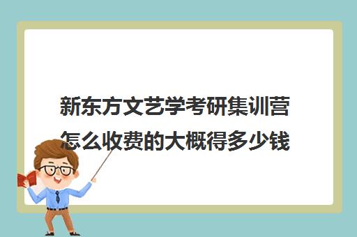 新东方文艺学考研集训营怎么收费的大概得多少钱(新东方考研收费标准)