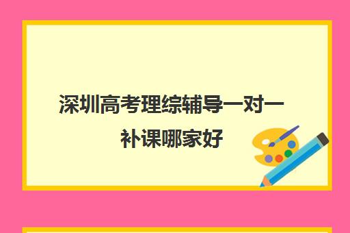 深圳高考理综辅导一对一补课哪家好(高三物理一对一提分)