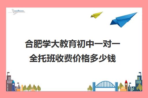 合肥学大教育初中一对一全托班收费价格多少钱(合肥十大培训教育机构)