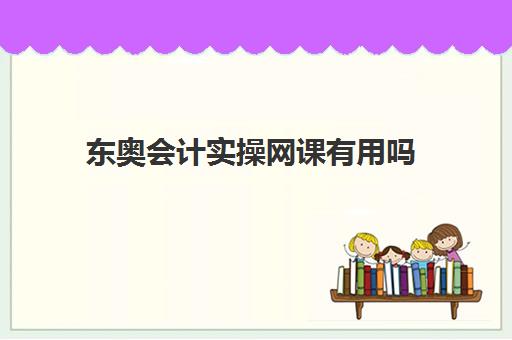 东奥会计实操网课有用吗(基础会计网课)