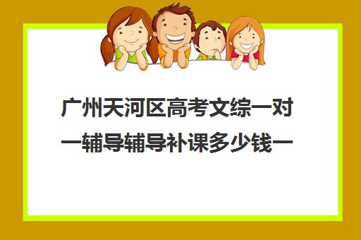 广州天河区高考文综一对一辅导辅导补课多少钱一小时(广州高中补课机构排名)