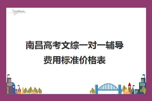 南昌高考文综一对一辅导费用标准价格表(高三网上补课一对一平台哪个好)