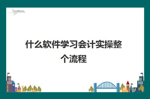 什么软件学习会计实操整个流程