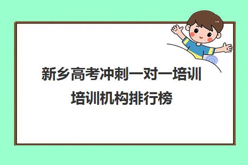 新乡高考冲刺一对一培训培训机构排行榜(一对一教育机构排名)