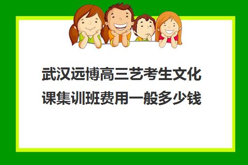 武汉远博高三艺考生文化课集训班费用一般多少钱(武汉高三冲刺班哪家好)