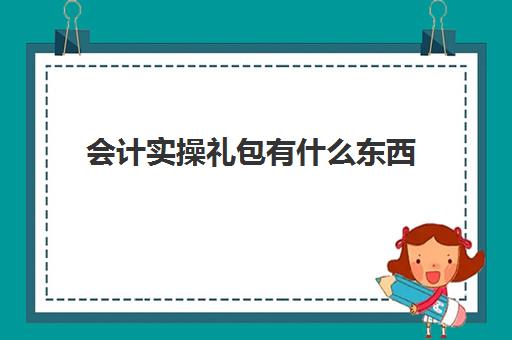 会计实操礼包有什么东西(满月回礼包有哪些东西)