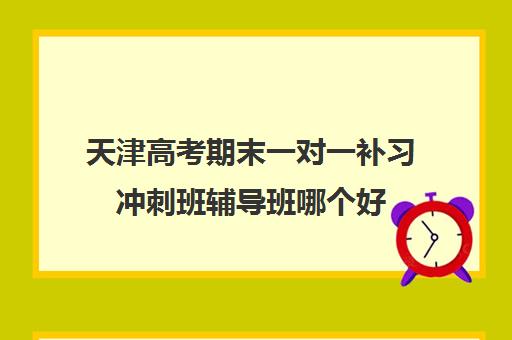 天津高考期末一对一补习冲刺班辅导班哪个好