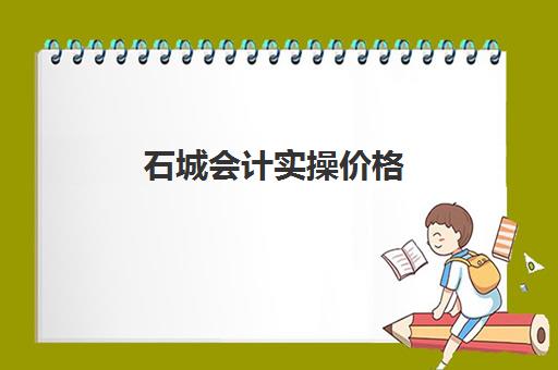 石城会计实操价格(石材厂会计新手怎么做)