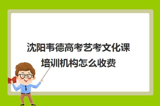 沈阳韦德高考艺考文化课培训机构怎么收费(沈阳市艺考生补文化课哪家最靠谱)