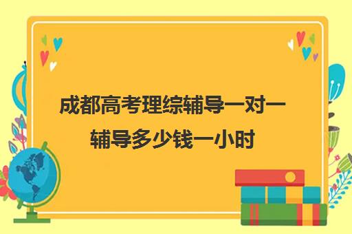 成都高考理综辅导一对一辅导多少钱一小时(一对一辅导多少钱一小时)