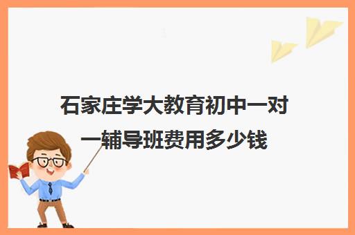 石家庄学大教育初中一对一辅导班费用多少钱（石家庄高中辅导机构哪家好）