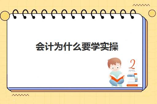 会计为什么要学实操(会计实训都干什么)