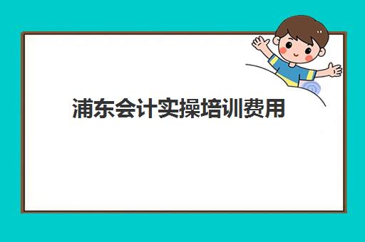 浦东会计实操培训费用(上海烹饪培训学校学费多少)