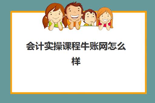 会计实操课程牛账网怎么样(会计实账培训有必要去吗)