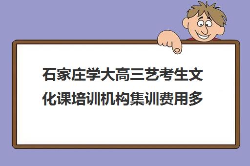 石家庄学大高三艺考生文化课培训机构集训费用多少钱(石家庄艺考生文化课最强学校)