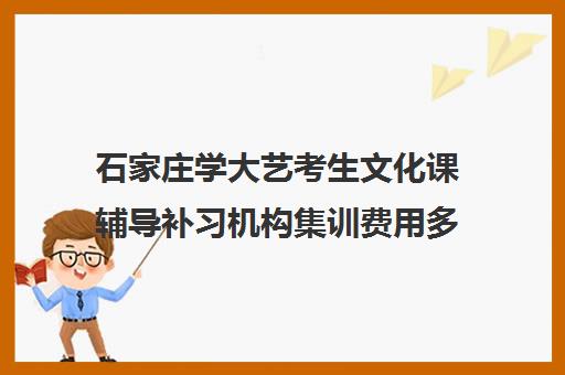 石家庄学大艺考生文化课辅导补习机构集训费用多少钱