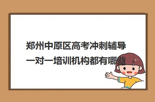 郑州中原区高考冲刺辅导一对一培训机构都有哪些(郑州高中辅导机构哪家好)