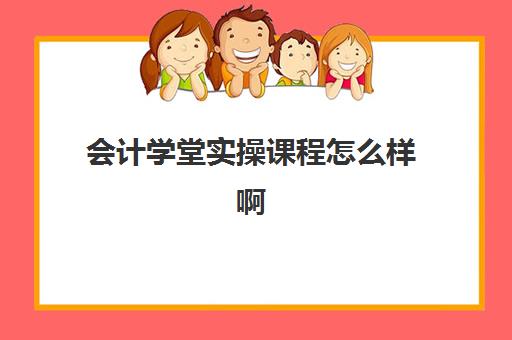 会计学堂实操课程怎么样啊(会计学堂谁买了,怎么样)