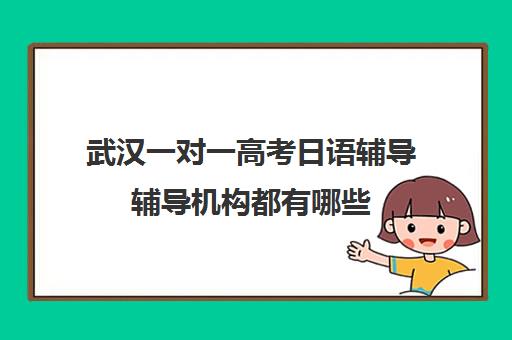 武汉一对一高考日语辅导辅导机构都有哪些(一对一教育机构排名)