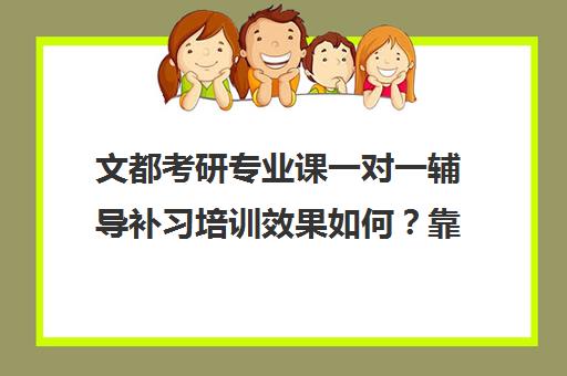 文都考研专业课一对一辅导补习培训效果如何？靠谱吗