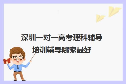 深圳一对一高考理科辅导培训辅导哪家最好(深圳上门一对一辅导)