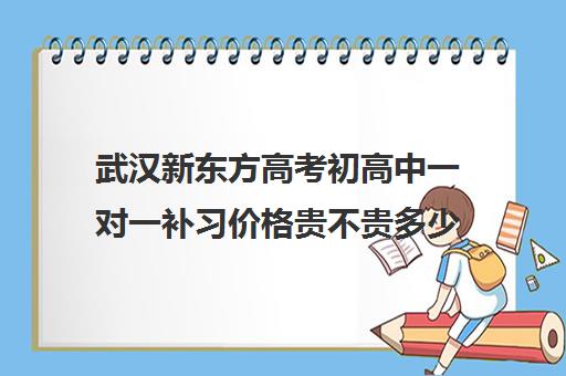 武汉新东方高考初高中一对一补习价格贵不贵多少钱一年