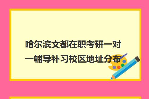 哈尔滨文都在职考研一对一辅导补习校区地址分布