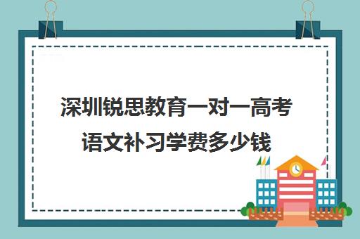 深圳锐思教育一对一高考语文补习学费多少钱