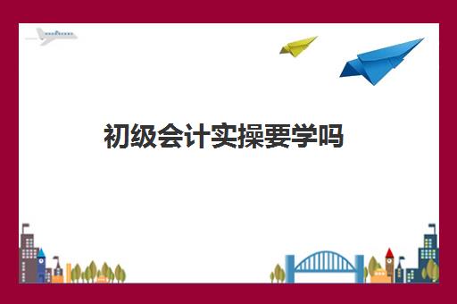 初级会计实操要学吗(初级会计考试零基础自学多久)