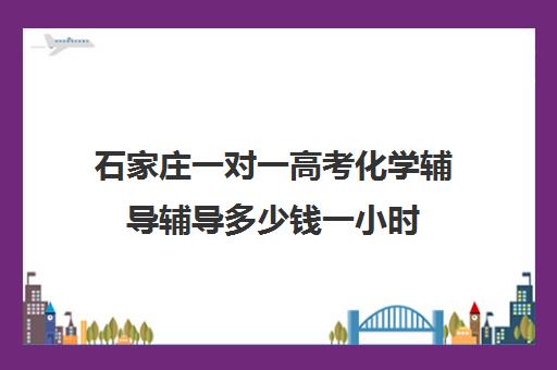 石家庄一对一高考化学辅导辅导多少钱一小时(石家庄一对一辅导机构哪个好)