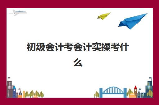 初级会计考会计实操考什么(初级会计考试都考什么)