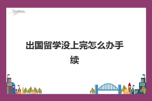 出国留学没上完怎么办手续(出国留学需要什么条件)