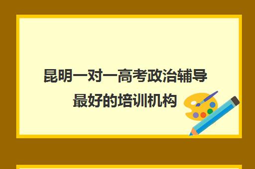 昆明一对一高考政治辅导最好的培训机构(昆明一对一补课哪家好)