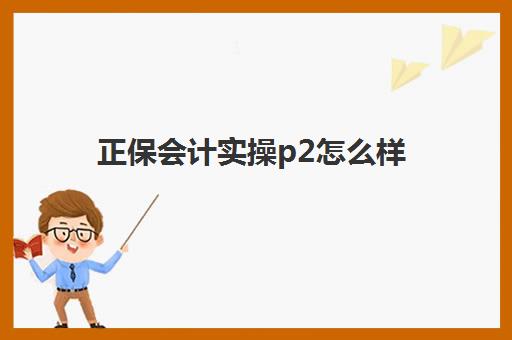 正保会计实操p2怎么样(正保中华会计网校)