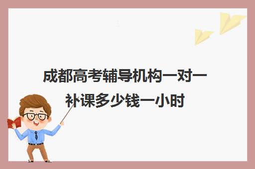 成都高考辅导机构一对一补课多少钱一小时(一对一补课现在多少一个小时)