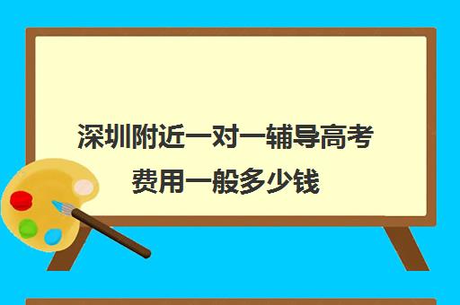 深圳附近一对一辅导高考费用一般多少钱(高考线上辅导机构有哪些比较好)